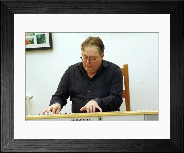 Framed Print : Christian Gutterleisch, Renato D'Aiello Trio, Clocktower Cafe Jazz Club, Croydon, London, 2024. Creator: Brian O'Connor Framed Print : Christian Gutterleisch, Renato D'Aiello Trio, Clocktower Cafe Jazz Club, Croydon, London, 2024. Creator: Brian O'Connor