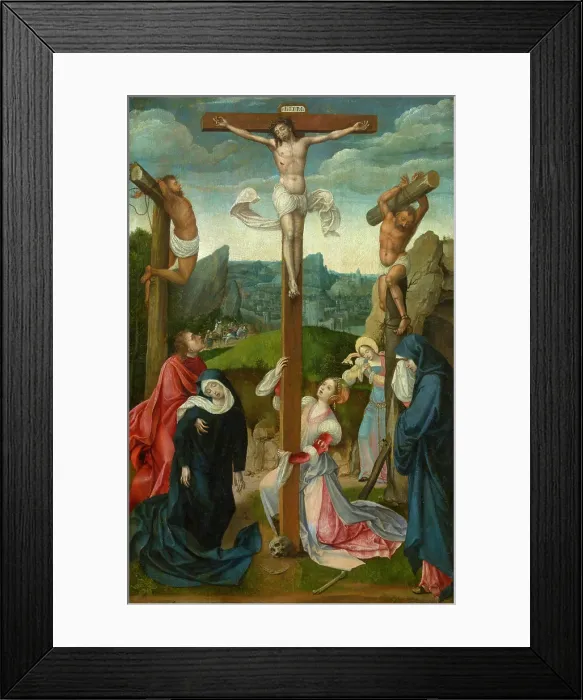 Framed Print : Calvary, 1510-1530. Creator: Master of 1510-1530 Framed Print : Calvary, 1510-1530. Creator: Master of 1510-1530