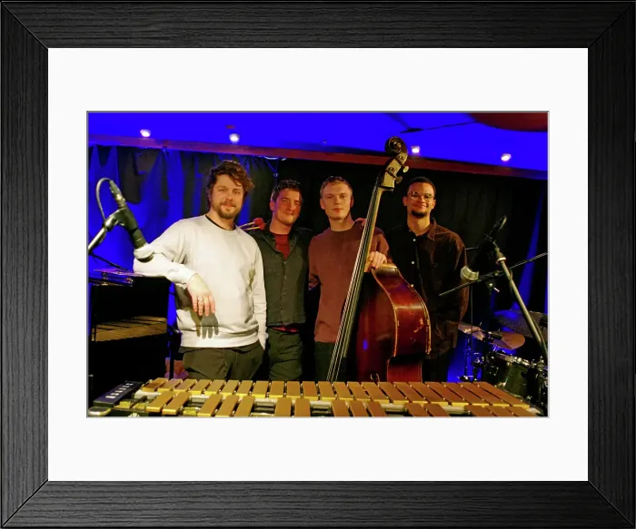 Framed Print : Jonny Mansfield Quartet, Verdict Jazz Club, Brighton, East Sussex, 2024. Creator: Brian O'Connor