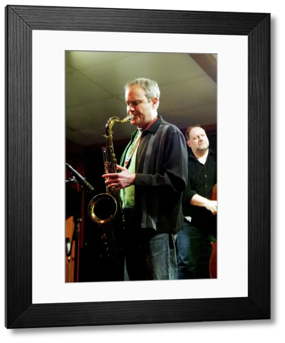 Framed Print : Rick Margitza, Rick Margitza Quartet, Jazz Hastings, The Stade, Hastings, East Sussex, 2024. Creator: Brian O'Connor