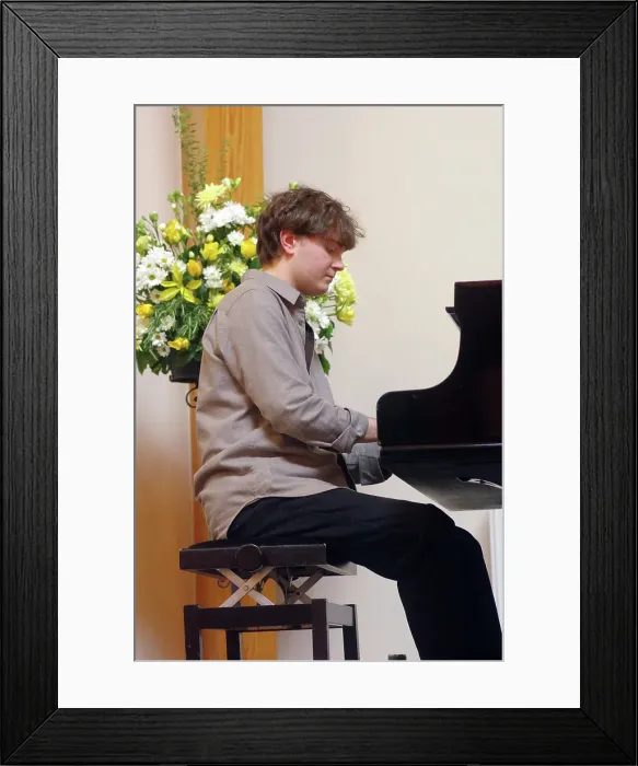 Framed Print : Scottie Thompson, Indo Jazz Fusion Revisited, Loughton Methodist Church, Loughton, Essex, 2024. Creator: Brian O'Connor Framed Print : Scottie Thompson, Indo Jazz Fusion Revisited, Loughton Methodist Church, Loughton, Essex, 2024. Creator: Brian O'Connor