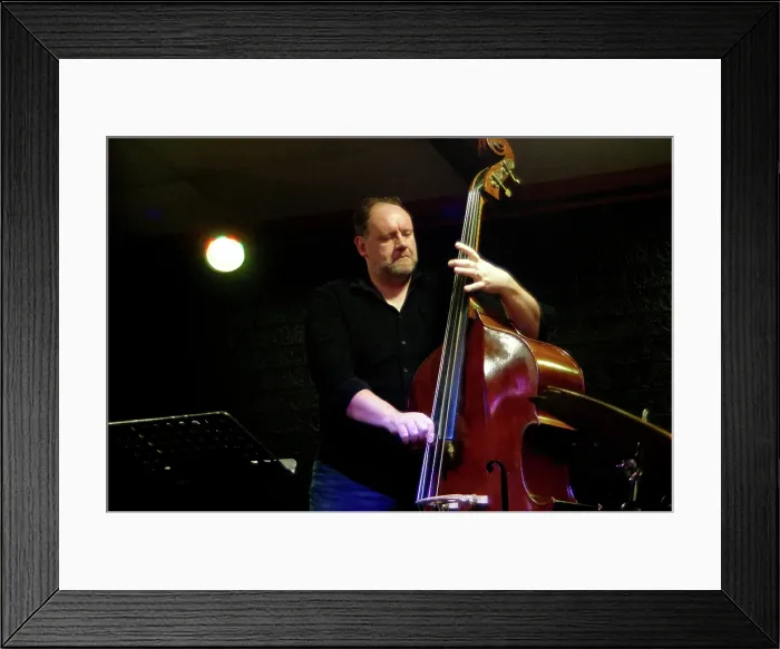 Framed Print : Mark Hodgson, Rick Margitza Quartet, Jazz Hastings, The Stade, Hastings, East Sussex, 2024. Creator: Brian O'Connor Framed Print : Mark Hodgson, Rick Margitza Quartet, Jazz Hastings, The Stade, Hastings, East Sussex, 2024. Creator: Brian O'Connor