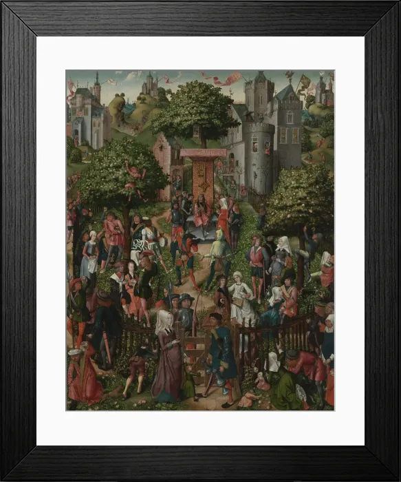 Framed Print : Festival of the Archers, 1493. Creator: Master of Frankfurt Framed Print : Festival of the Archers, 1493. Creator: Master of Frankfurt
