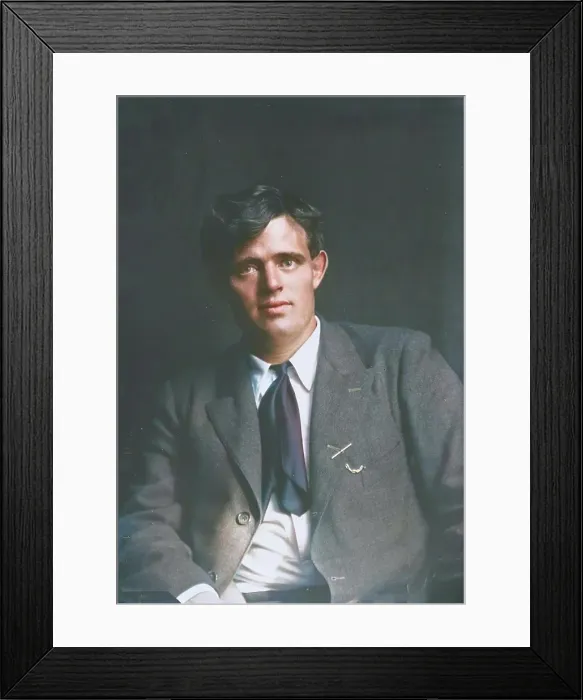 Framed Print : London, Jack, portrait photograph, between 1906 and 1916. Creator: Arnold Genthe Framed Print : London, Jack, portrait photograph, between 1906 and 1916. Creator: Arnold Genthe