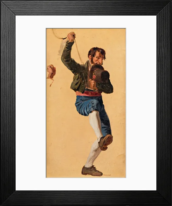 Framed Print : Italian. Study for The St. Anthony Feast Day in Rome, c1838. Creator: Wilhelm Marstrand Framed Print : Italian. Study for The St. Anthony Feast Day in Rome, c1838. Creator: Wilhelm Marstrand