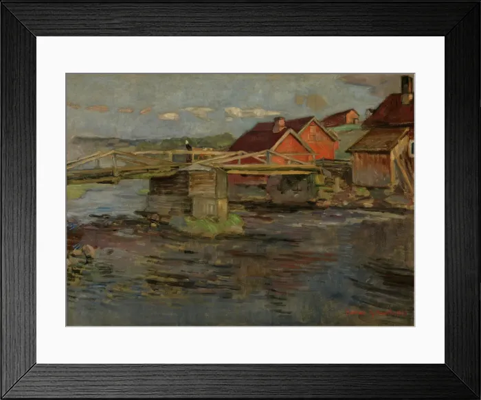 Framed Print : Early in the Morning, 1897. Creator: Gerhard Munthe Framed Print : Early in the Morning, 1897. Creator: Gerhard Munthe