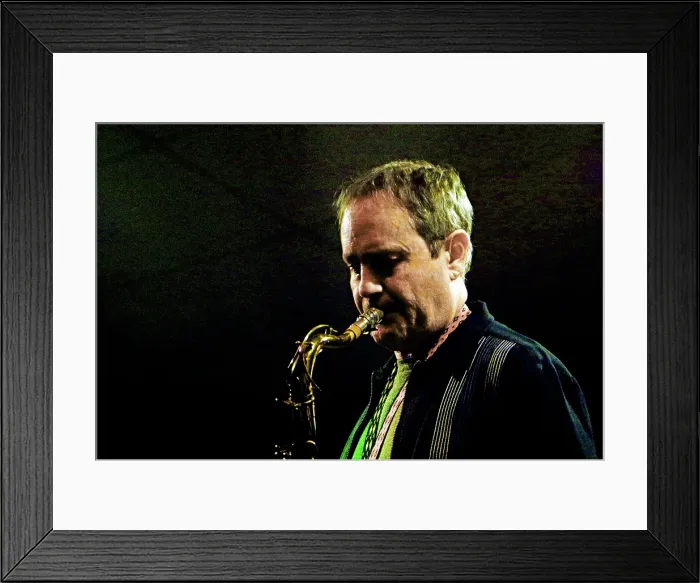 Framed Print : Rick Margitza, Rick Margitza Quartet, Jazz Hastings, The Stade, Hastings, East Sussex, 2024. Creator: Brian O'Connor Framed Print : Rick Margitza, Rick Margitza Quartet, Jazz Hastings, The Stade, Hastings, East Sussex, 2024. Creator: Brian O'Connor