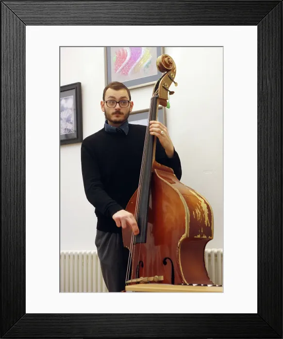 Framed Print : Lorenzo Morabito, Renato D'Aiello Trio, Clocktower Cafe Jazz Club, Croydon, London, 2024. Creator: Brian O'Connor Framed Print : Lorenzo Morabito, Renato D'Aiello Trio, Clocktower Cafe Jazz Club, Croydon, London, 2024. Creator: Brian O'Connor