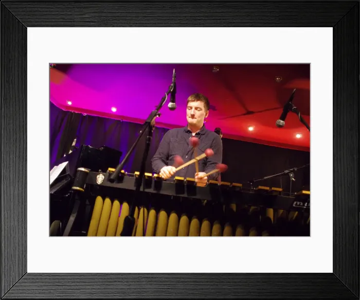 Framed Print : Jonny Mansfield, Jonny Mansfield Quartet, Verdict Jazz Club, Brighton, East Sussex, 2024. Creator: Brian O'Connor Framed Print : Jonny Mansfield, Jonny Mansfield Quartet, Verdict Jazz Club, Brighton, East Sussex, 2024. Creator: Brian O'Connor
