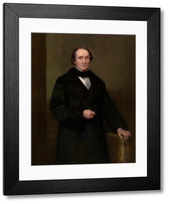 Framed Print : The Painter Peter von Cornelius, 1861. Creator: Oskar Begas Framed Print : The Painter Peter von Cornelius, 1861. Creator: Oskar Begas