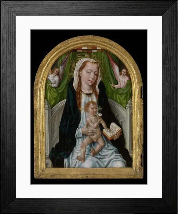 Framed Print : Madonna, 1486. Creator: Master of the Saint Ursula Legend Framed Print : Madonna, 1486. Creator: Master of the Saint Ursula Legend
