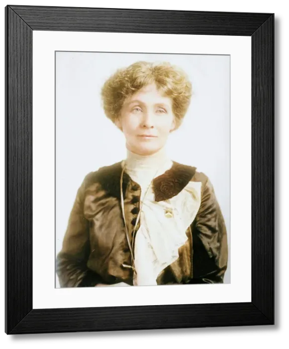 Framed Print : Mrs. Emmeline Pankhurst, 1912. Creator: Bain News Service Framed Print : Mrs. Emmeline Pankhurst, 1912. Creator: Bain News Service