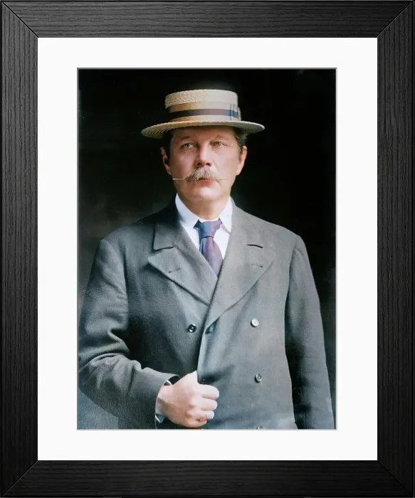 Framed Print : Conan Doyle, 1913. Creators: Bain News Service, George Grantham Bain Framed Print : Conan Doyle, 1913. Creators: Bain News Service, George Grantham Bain