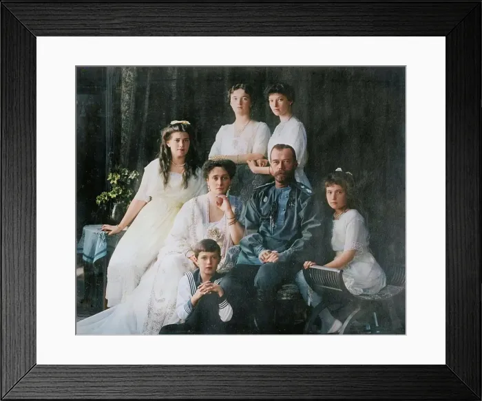 Framed Print : Royal Russian family, 1914. Creator: Bain News Service Framed Print : Royal Russian family, 1914. Creator: Bain News Service