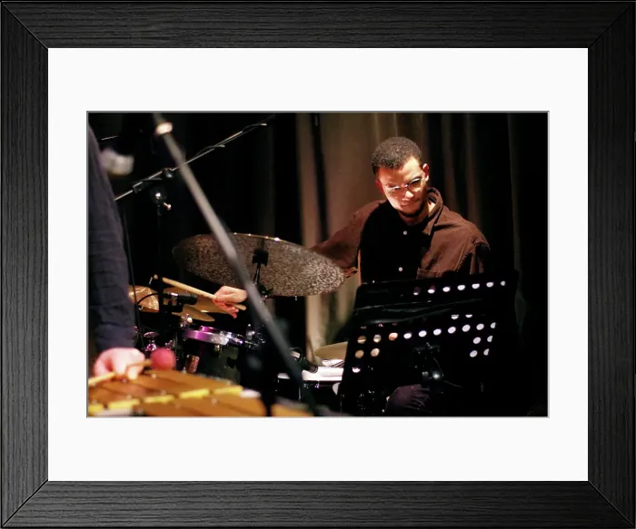 Framed Print : Luke McCarthy, Jonny Mansfield Quartet, Verdict Jazz Club, Brighton, East Sussex, 2024. Creator: Brian O'Connor Framed Print : Luke McCarthy, Jonny Mansfield Quartet, Verdict Jazz Club, Brighton, East Sussex, 2024. Creator: Brian O'Connor