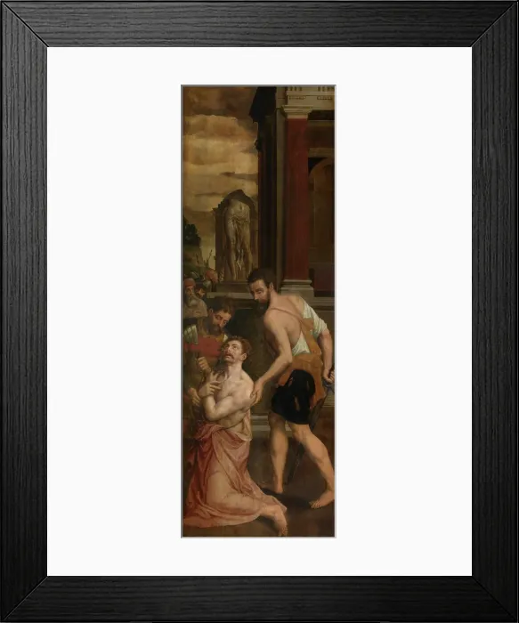 Framed Print : The Martyrdom of Saint George. Creator: Michiel Coxie Framed Print : The Martyrdom of Saint George. Creator: Michiel Coxie