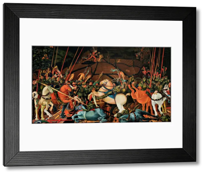 Framed Print : Fantasy of Paolo Uccellos La Battaglia (prestudy), 1923. Creator: William Scharff Framed Print : Fantasy of Paolo Uccellos La Battaglia (prestudy), 1923. Creator: William Scharff