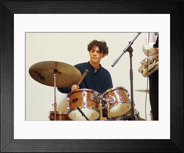 Framed Print : Kai Macrae, Indo Jazz Fusion Revisited, Loughton Methodist Church, Loughton, Essex, 2024. Creator: Brian O'Connor Framed Print : Kai Macrae, Indo Jazz Fusion Revisited, Loughton Methodist Church, Loughton, Essex, 2024. Creator: Brian O'Connor