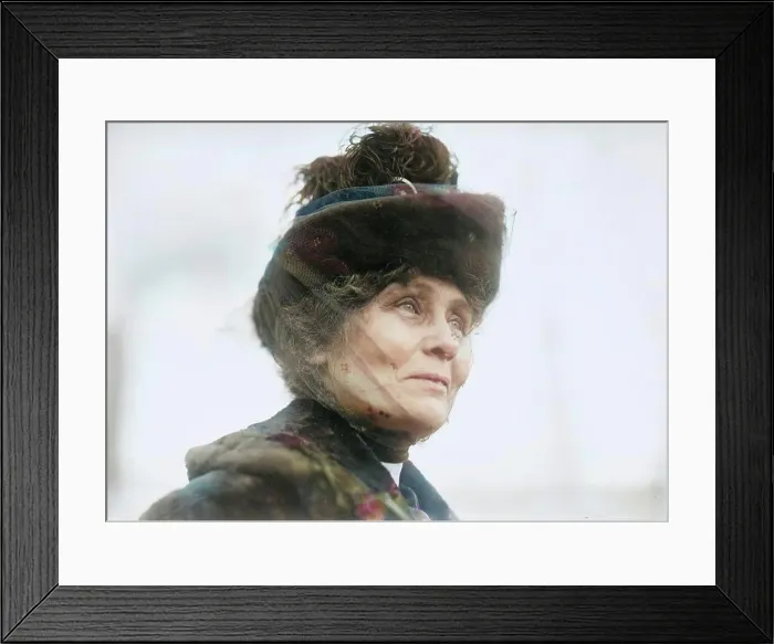 Framed Print : Mrs. Pankhurst, between c1910 and c1915. Creator: Bain News Service Framed Print : Mrs. Pankhurst, between c1910 and c1915. Creator: Bain News Service