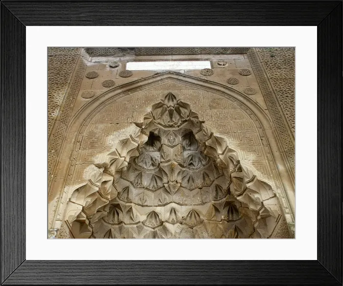 Framed Print : Architectural detail of the entrance, Agzikarahan-Hoca Mesut Caravanserai, Cappadocia, Turkey, 1999. Creator: LTL Framed Print : Architectural detail of the entrance, Agzikarahan-Hoca Mesut Caravanserai, Cappadocia, Turkey, 1999. Creator: LTL