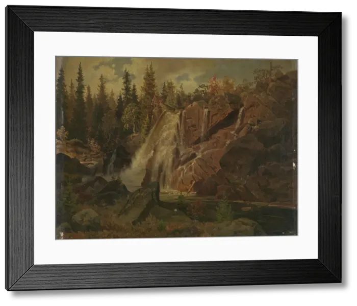 Framed Print : Norwegian Landscape, 1849. Creator: J. F. Eckersberg Framed Print : Norwegian Landscape, 1849. Creator: J. F. Eckersberg