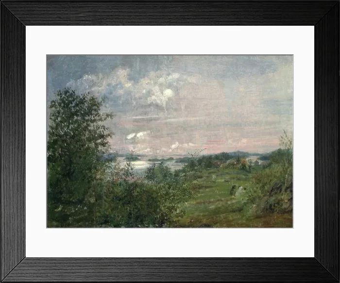 Framed Print : Coastal Landscape, probably 1860. Creator: Matthias Stoltenberg Framed Print : Coastal Landscape, probably 1860. Creator: Matthias Stoltenberg