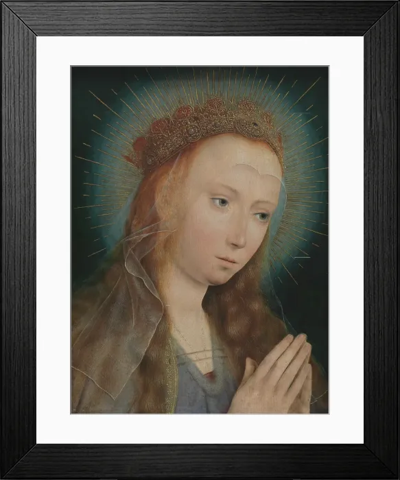 Framed Print : Virgin at Prayer, 1505. Creator: Quentin Metsys I Framed Print : Virgin at Prayer, 1505. Creator: Quentin Metsys I