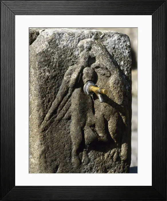 Framed Print : Public fountain in Via Vicolo di Modesto, Pompeii, Campania, Italy, 2002. Creator: LTL Framed Print : Public fountain in Via Vicolo di Modesto, Pompeii, Campania, Italy, 2002. Creator: LTL