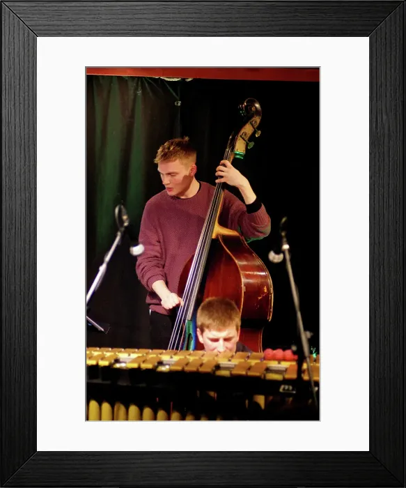 Framed Print : Will Sach, Jonny Mansfield Quartet, Verdict Jazz Club, Brighton, East Sussex, 2024. Creator: Brian O'Connor Framed Print : Will Sach, Jonny Mansfield Quartet, Verdict Jazz Club, Brighton, East Sussex, 2024. Creator: Brian O'Connor