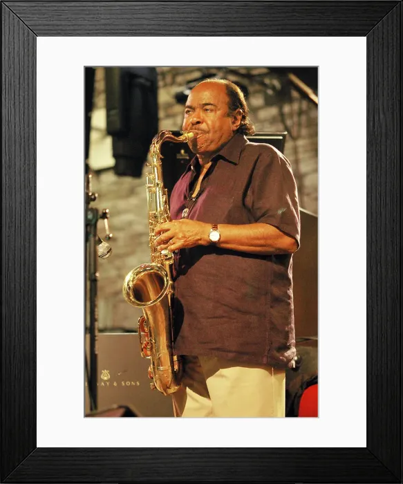 Framed Print : Benny Golson, Brecon Jazz Festival, Powys, Wales, 2006. Creator: Brian O'Connor Framed Print : Benny Golson, Brecon Jazz Festival, Powys, Wales, 2006. Creator: Brian O'Connor