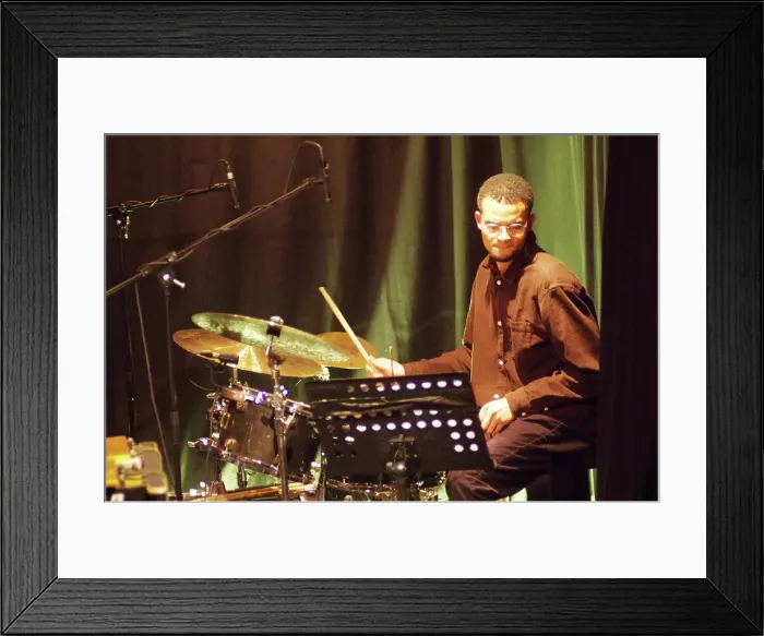 Framed Print : Luke McCarthy, Jonny Mansfield Quartet, Verdict Jazz Club, Brighton, East Sussex, 2024. Creator: Brian O'Connor Framed Print : Luke McCarthy, Jonny Mansfield Quartet, Verdict Jazz Club, Brighton, East Sussex, 2024. Creator: Brian O'Connor