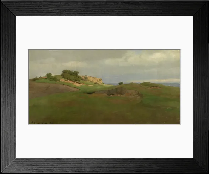 Framed Print : Coastal Landscape, Rugen, 1882. Creator: Hans Gude Framed Print : Coastal Landscape, Rugen, 1882. Creator: Hans Gude