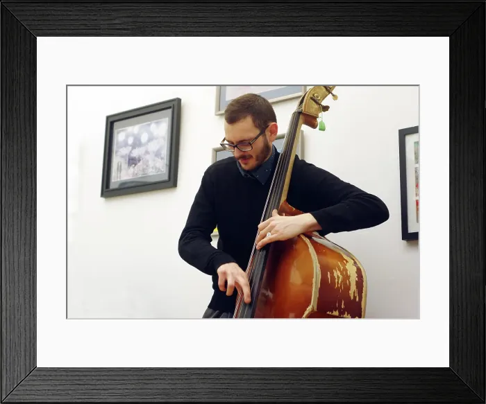 Framed Print : Lorenzo Morabito, Renato D'Aiello Trio, Clocktower Cafe Jazz Club, Croydon, London, 2024. Creator: Brian O'Connor Framed Print : Lorenzo Morabito, Renato D'Aiello Trio, Clocktower Cafe Jazz Club, Croydon, London, 2024. Creator: Brian O'Connor