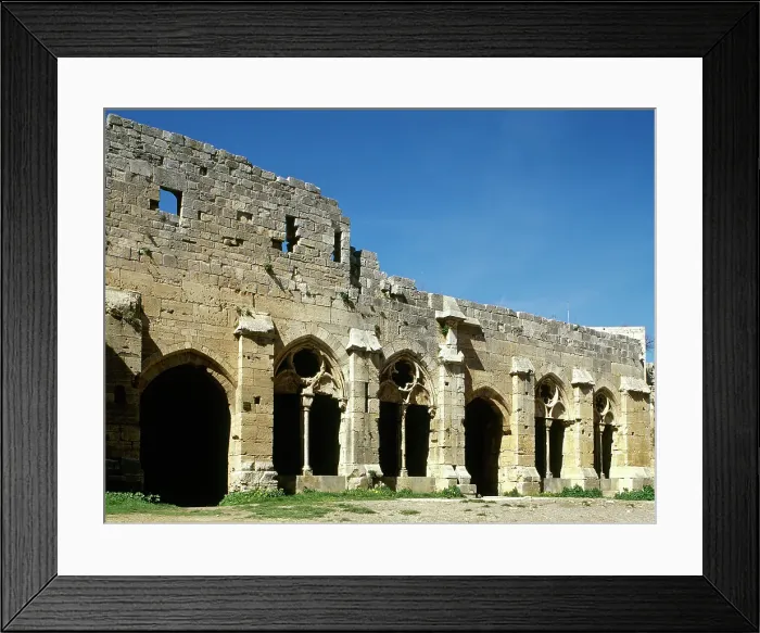 Framed Print : Reception room and gallery, Krak des Chevaliers, 2001. Creator: LTL Framed Print : Reception room and gallery, Krak des Chevaliers, 2001. Creator: LTL