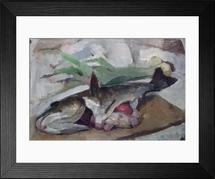 Framed Print : Cod, 1929. Creator: Carl von Hanno Framed Print : Cod, 1929. Creator: Carl von Hanno
