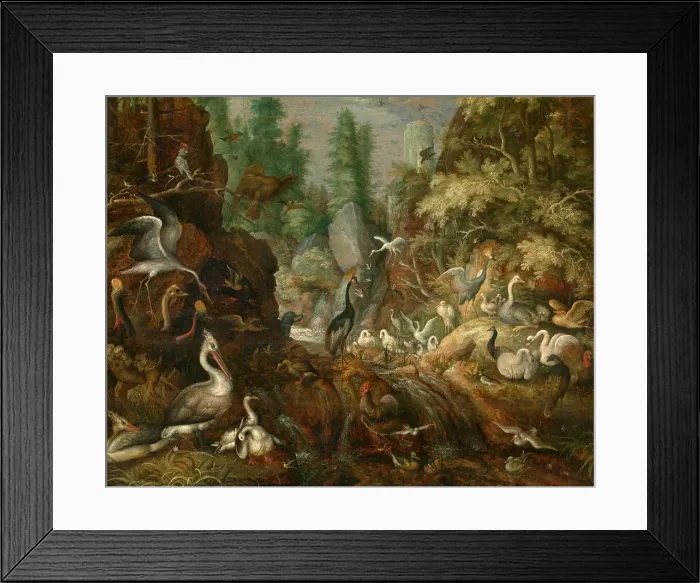 Framed Print : Birds Paradise, 1616. Creator: Roelandt Savery Framed Print : Birds Paradise, 1616. Creator: Roelandt Savery