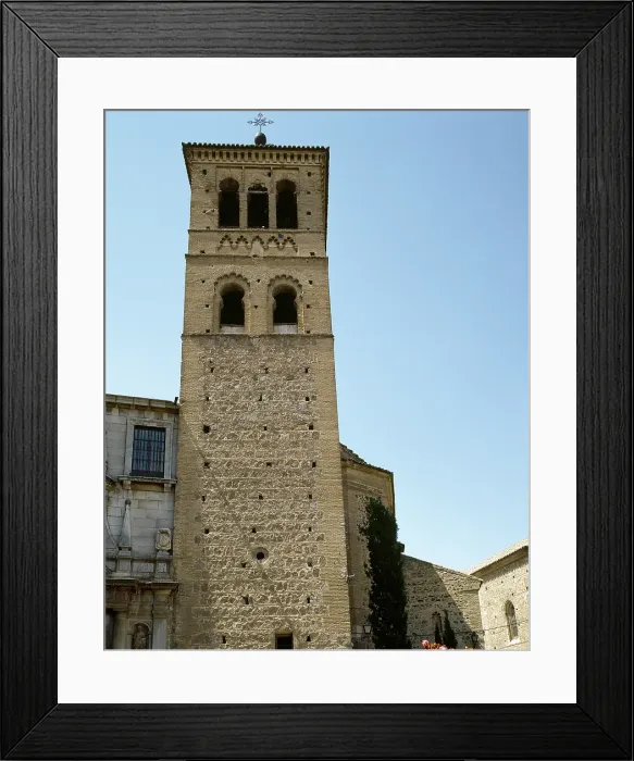 Framed Print : Mudejar tower, Church of San Roman, Toledo, Spain, 1998. Creator: LTL