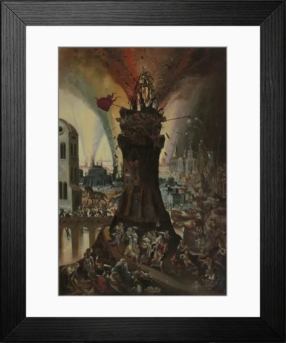 Framed Print : The Fire of Troy. Creator: Pieter Schoubroeck Framed Print : The Fire of Troy. Creator: Pieter Schoubroeck