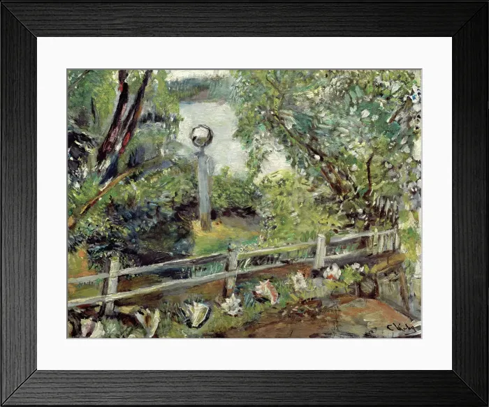 Framed Print : The Garden with the Glass Ball, probably 1918. Creator: Christian Krohg Framed Print : The Garden with the Glass Ball, probably 1918. Creator: Christian Krohg