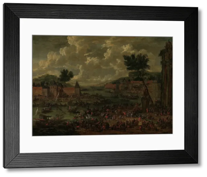 Framed Print : Popular Festival outside a Church, Around 1600. Creator: Unknown Framed Print : Popular Festival outside a Church, Around 1600. Creator: Unknown