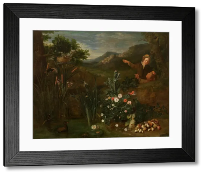 Framed Print : The Bird's Nest, c1700-1750. Creator: Peeter Snyers Framed Print : The Bird's Nest, c1700-1750. Creator: Peeter Snyers