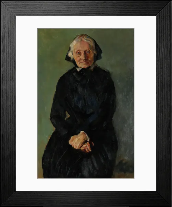Framed Print : Portrait of Marie Krohg, the Artist's Aunt, probably 1918. Creator: Christian Krohg Framed Print : Portrait of Marie Krohg, the Artist's Aunt, probably 1918. Creator: Christian Krohg
