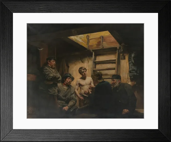 Framed Print : The Seal of the Sailor, 1888. Creator: Pieter Verhaert Framed Print : The Seal of the Sailor, 1888. Creator: Pieter Verhaert