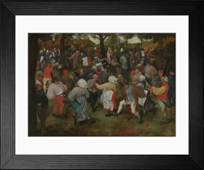 Framed Print : The Wedding Dance, c1566. Creator: Pieter Bruegel the Elder Framed Print : The Wedding Dance, c1566. Creator: Pieter Bruegel the Elder