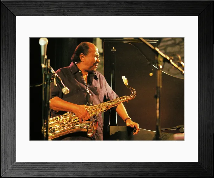 Framed Print : Benny Golson, Brecon Jazz Festival, Powys, Wales, 2006. Creator: Brian O'Connor