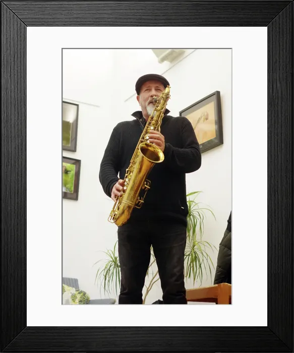 Framed Print : Renato D'Aiello, Renato D'Aiello Trio, Clocktower Cafe Jazz Club, Croydon, London, 2024. Creator: Brian O'Connor Framed Print : Renato D'Aiello, Renato D'Aiello Trio, Clocktower Cafe Jazz Club, Croydon, London, 2024. Creator: Brian O'Connor