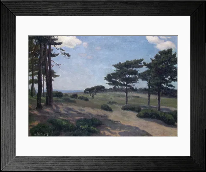 Framed Print : Landscape from Hvaler, 1899. Creator: Lars Martin Eriksen Framed Print : Landscape from Hvaler, 1899. Creator: Lars Martin Eriksen