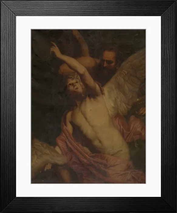 Framed Print : Icarus and Daedalus. Creator: Pieter Thijs Framed Print : Icarus and Daedalus. Creator: Pieter Thijs