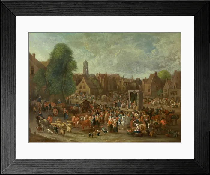 Framed Print : Theatre on the Marketplace. Creator: Peter van Engelen Framed Print : Theatre on the Marketplace. Creator: Peter van Engelen