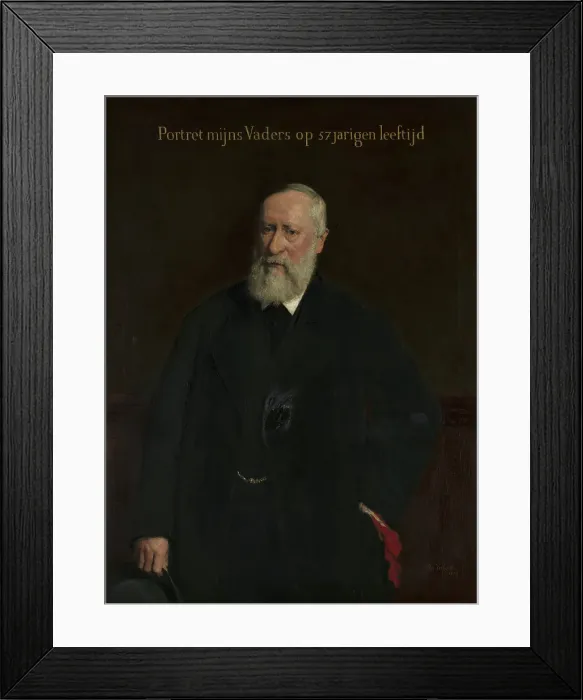 Framed Print : Jan Verhaert, the Artist's Father, 1879. Creator: Pieter Verhaert Framed Print : Jan Verhaert, the Artist's Father, 1879. Creator: Pieter Verhaert